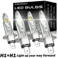 thumbnail image 1 of For Acura RSX 2004 2003 2002 QUAYUB H1 LED Headlight High/Low Bulbs Combo 6500K White Bright, 1 of 10