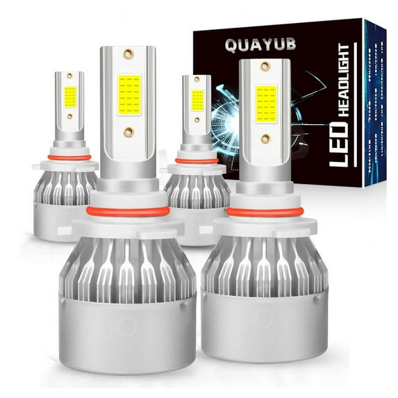 For Acura RSX High & Low Beam 2005-2006 4x 6000K LED Headlight High Low Beam Bulbs Kit