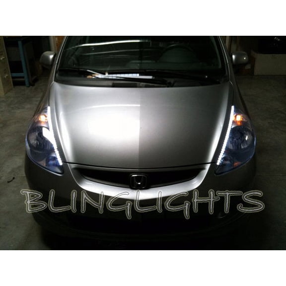 For Acura RSX LED DRL Light Strips for Headlamps Headlights Head Lamps Day Time Running Strip Lights