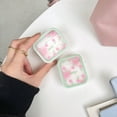 thumbnail image 1 of For AirPods 3rd Gen 2021/1/2/Pro 2 Case，Shockproof Pink Tulips PC Case Cover With Ring, 1 of 5
