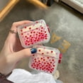 thumbnail image 1 of For AirPods 3rd Gen 2021/1/2/Pro case，Shockproof Gutta Pink Heart Case Cover With Ring, 1 of 5