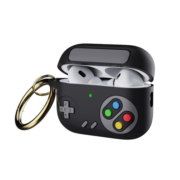 For AirPods 4 Silicone Case 360 Full Coverage Shockproof Anti Drop Wireless Charging Compatible Washable Anti Lost Precise Fit