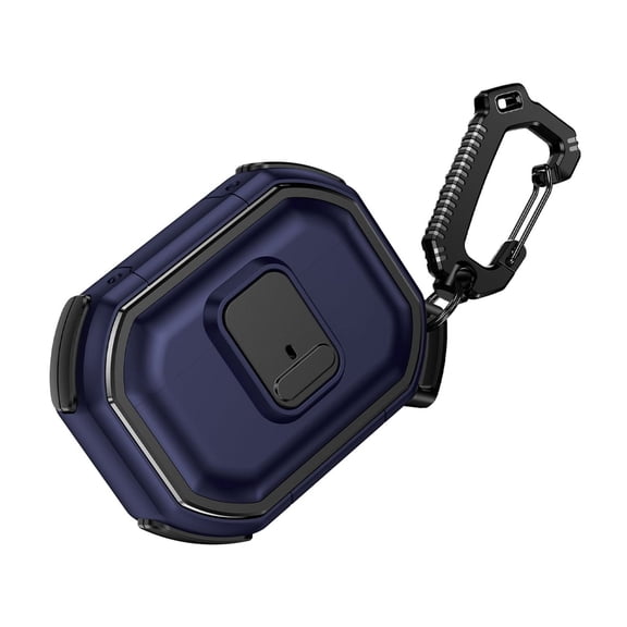 For AirPods 4 Switch Button Hybrid with Belt Loop - Blue