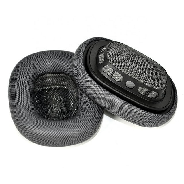 For AirPods Max Wireless Cover Headphone Ear Pads Replacement Sponge Headset Set Spare Accessories with Knit-mesh Structure
