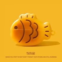 For AirPods Pro3 Pro2 4 3 2 1 Pro Earphone Case 3D Taiyaki Cartoon Silicone Protective Headphone Box Cover