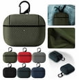 thumbnail image 1 of For Airpods 1/2 Generation Nylon Cloth Pattern Waterproof Protective Case Shockproof Case Cover Bluetooth Wireless Earphone Buckle, 1 of 5