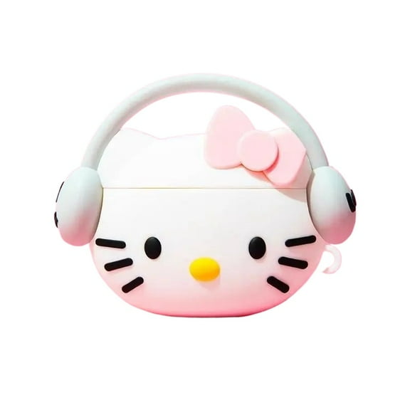 For Airpods 4 3 2 Pro 1 Pro 2 Cartoon Kuromi Melody Listen To Music Silicone Earphone Case Accessories Cover