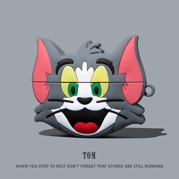 For Airpods Pro 2 Pro 3 1 2 3 4 Pro 3D kawaii Cute Lovely Cat Mouse Silicone Earphone Case Cover