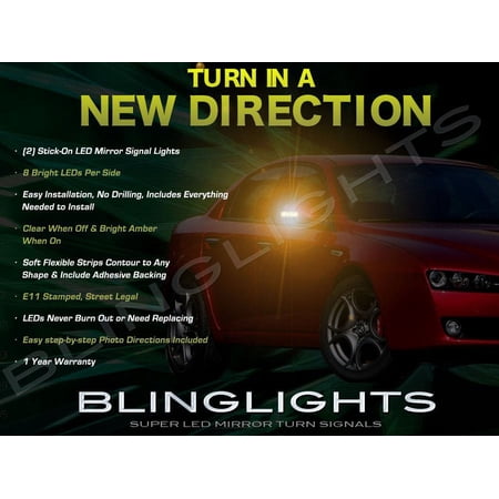 For Alfa Romeo 159 LED Side View Mirrors Turnsignals Lights Turn Signals Lamps Mirror Signalers Set