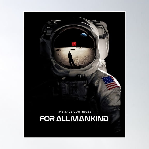 For All Mankind Poster Poster Wall Art, Modern Wall Decor, 24x36 UNFRAMED