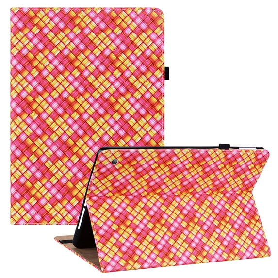 For Amazon Fire HD 8 Plus 2020 Case 10th Gen, Fire HD 8 2020 Cover with Pen Holder, Allytech Flip Stand PU Leather Elastic Band Anti-Scratch Card Slots Case for Kindle Fire HD 8.0" 2020, Rose