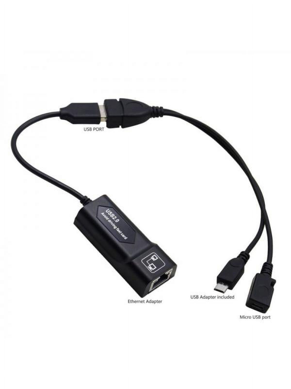 For Amazon Fire Stick (2nd Gen)LAN connector & OTG USB adapter