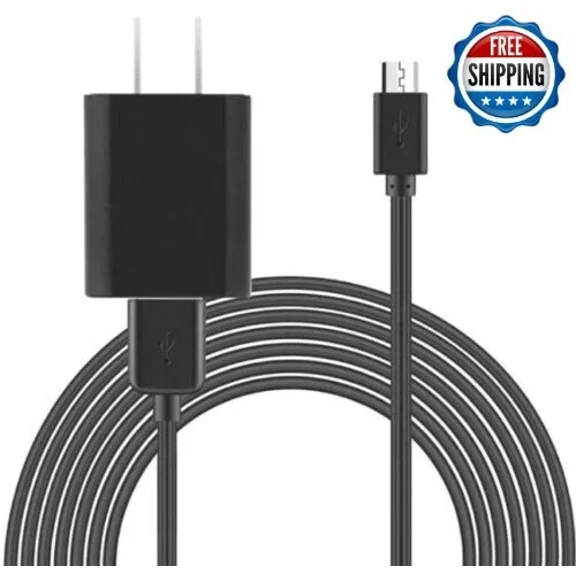 For Amazon Fire Tv Stick Firestick Roku Hd 4K Power Cord Cable Usb Wall Adapter