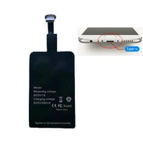 For Android Type C USB Wireless Charger Receiver Adaptor Fast Charging Pad S5M4