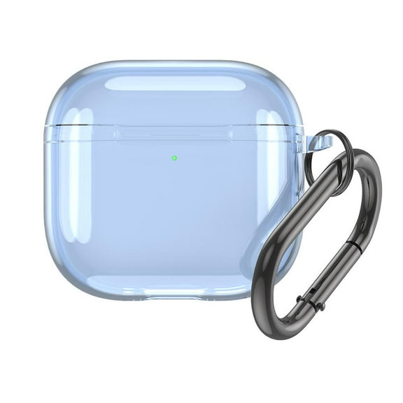 For Apple AirPods 4 Cover Keychain Clear TPU Headphones Protective Case