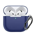thumbnail image 1 of For Apple AirPods 4, Shockproof Silicone Soft TPU Earphone Buckle2024 Case R8J0, 1 of 6