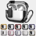 thumbnail image 1 of For Apple AirPods 4th 3rd 2nd Gen/Pro 2 Shockproof Armor Lock Case with Keychain, 1 of 8