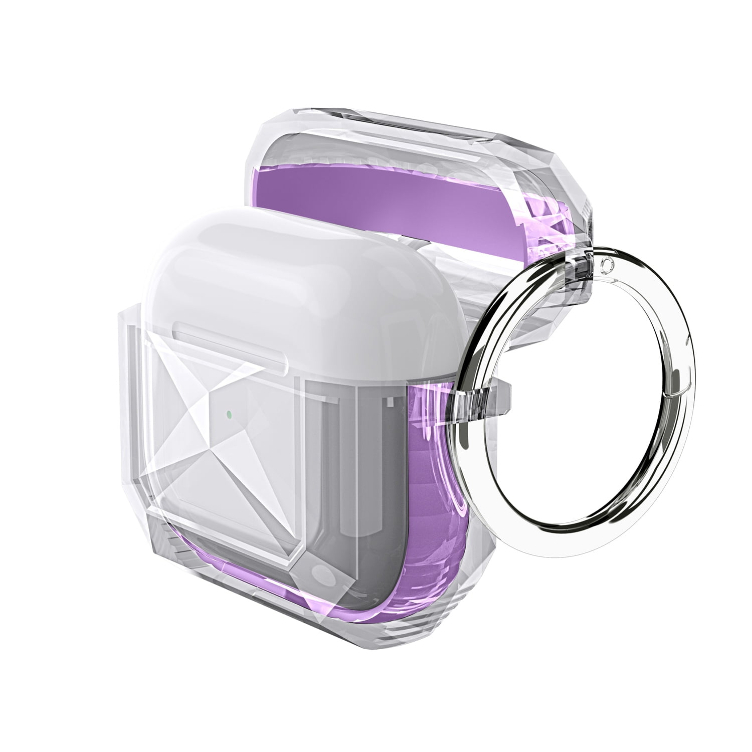 For Apple AirPods Pro Transparent Diamond Clear Design Shock