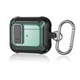 thumbnail image 1 of For Apple Airpod 3 Rugged 360 Protection Case in Black & Green, 1 of 10