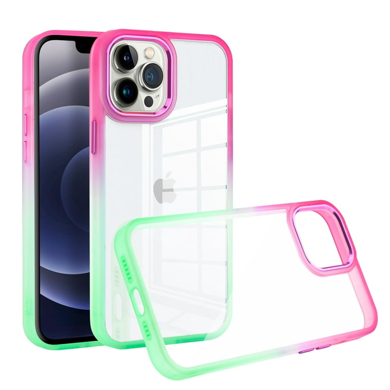 Hybrid Camera Protection Transparent Shockproof Case For iPhone 12 Pro Max