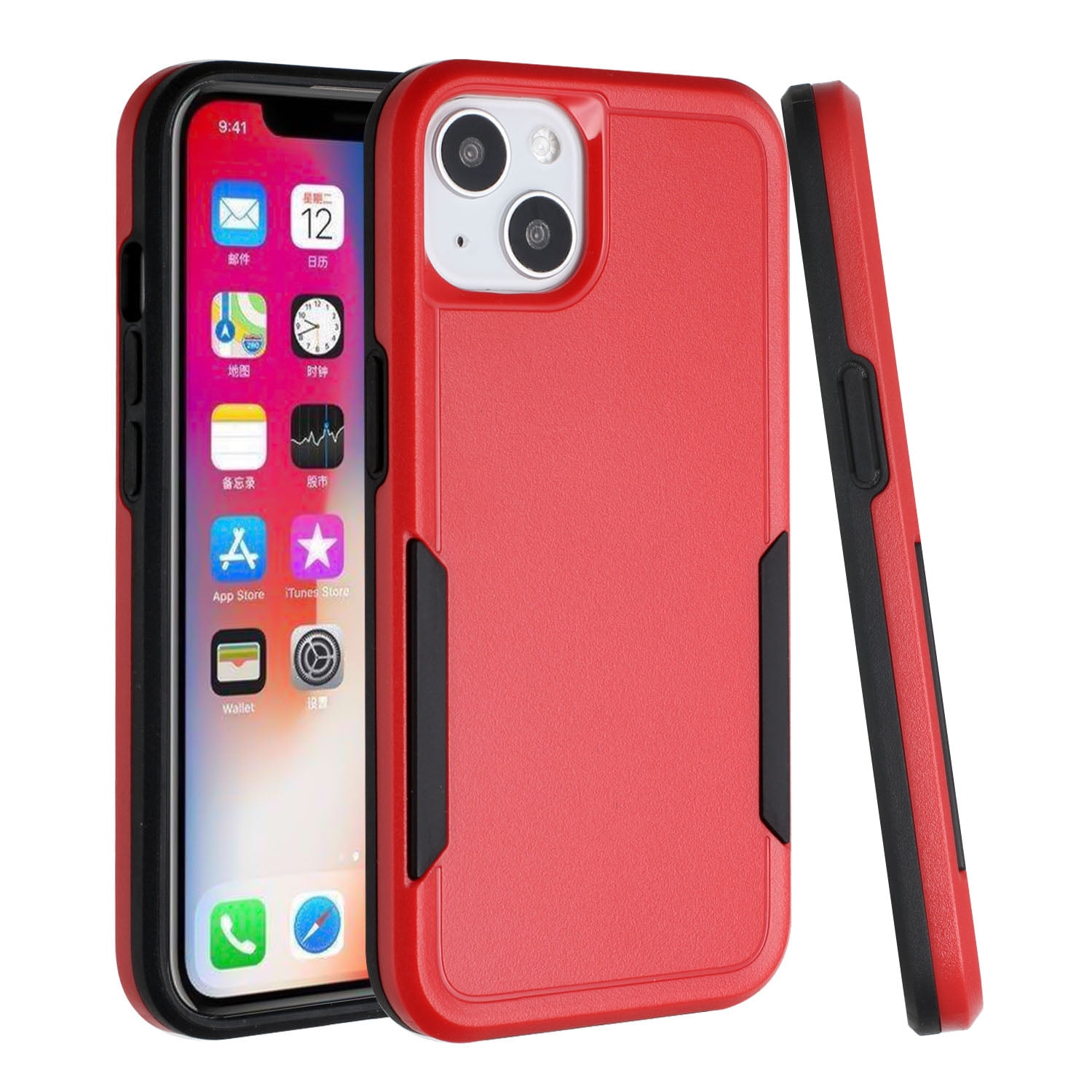 ajew(エジュー) iPhone14 / red 【patent case】 iPhone14Pro / red 【patent case】 (発送はご注文から3営業日