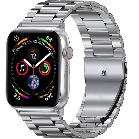 For Apple Watch Band 42/44/45mm or 38/40/41mm, Stainless Steel Strap For Applefor Apple Watch Series SE 7 6 5 4 3 2 1