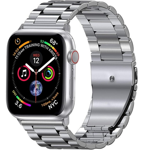 For Apple Watch Band 42/44/45mm or 38/40/41mm, Stainless Steel Strap For Applefor Apple Watch Series SE 7 6 5 4 3 2 1