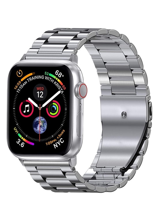 For Apple Watch Band 42/44/45mm or 38/40/41mm, Stainless Steel Strap For Applefor Apple Watch Series SE 7 6 5 4 3 2 1