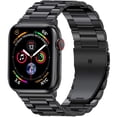thumbnail image 1 of For Apple Watch Band 42/44/45mm or 38/40/41mm, Stainless Steel Strap For Applefor Apple Watch Series SE 7 6 5 4 3 2 1, 1 of 11