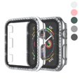thumbnail image 1 of For Apple Watch Case with HD Tempered Glass Screen Protector for iWatch Series 3/2/1, Takfox Full Cover Bling Diamond Crystal Rhinestone Protective Case 42mm-Clear, 1 of 7