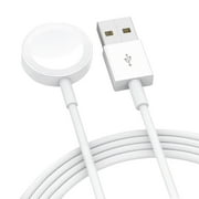 SUNPOLIN For Apple Watch Apple Watch Charger Cable Magnetic Wireless Portable Fast Charging Cable Compatible with All Apple Watch Series 7 6 SE 5 4 3 2 1/45mm 44mm 42mm 41mm 40mm 38mm (3.3ft)