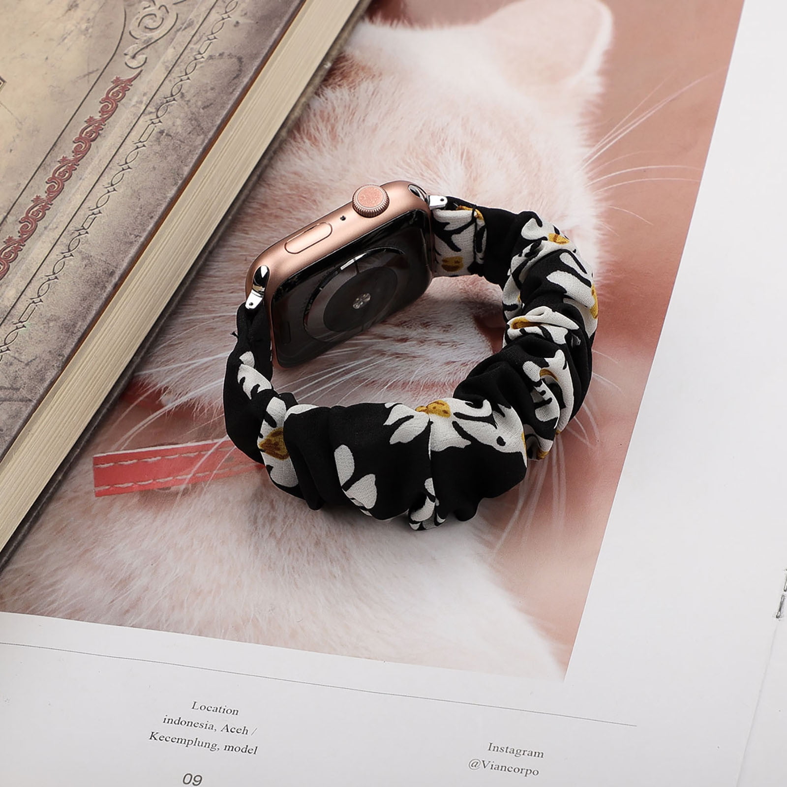 Hair tie apple online watch band