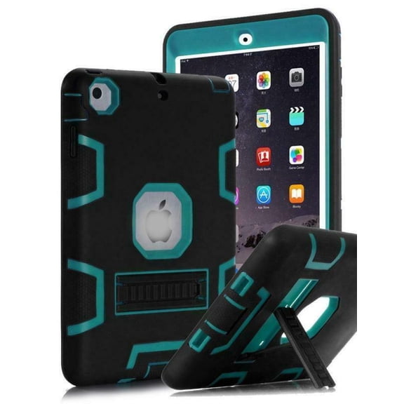 For Apple iPad 2/3/4 Shockproof Military Heavy Duty Rubber Kickstand Case Cover