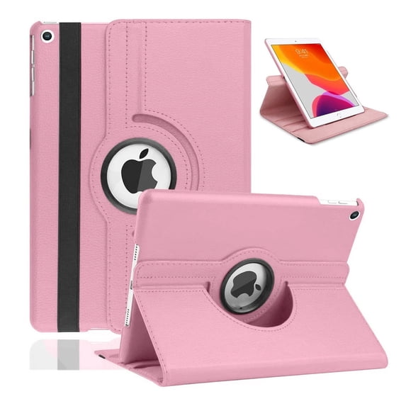 For Apple iPad 7th 8th 9th 10.2" Case 360 Degrees Rotating Leather Cover