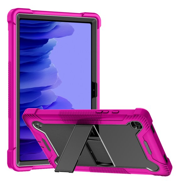 For Apple iPad Air 11 (M3) 2025 / Air 11inch 2024 Tough Tablet Strong Kickstand Hybrid Case Cover - Hot Pink