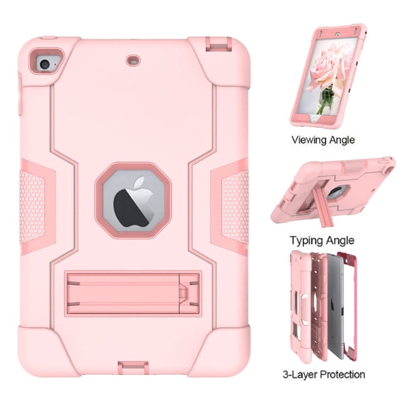 For Apple iPad Mini 4/5 7.9 inch (2015/2019) Heavy Duty Rugged Case Cover, 3 Layer Protection Shockproof Case