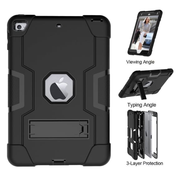 For Apple iPad Mini 4/5 7.9 inch (2015/2019) Heavy Duty Rugged Case Cover, 3 Layer Protection Shockproof Case
