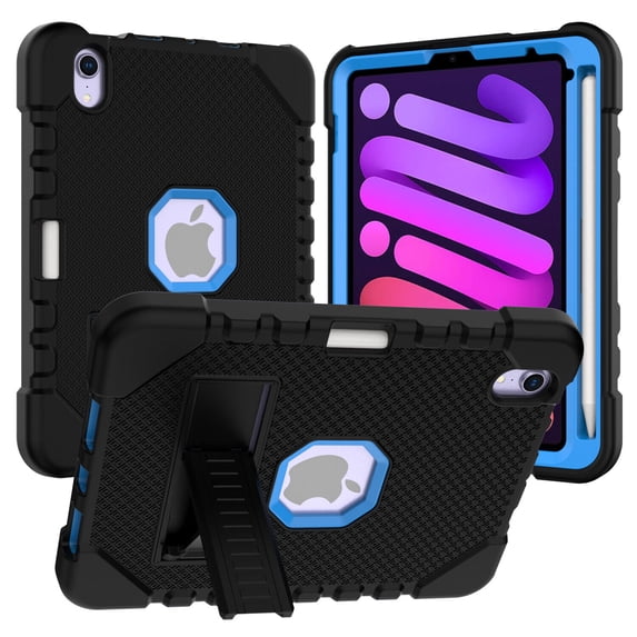 For Apple iPad Mini 6th Shockproof Heavy Stand Hard Defender Case For Kids case