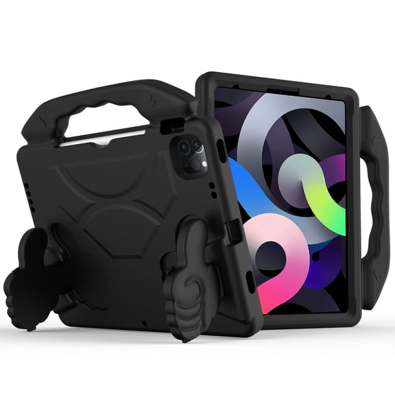 For Apple iPad Pro 11inch 2024 Thumbs Up Kickstand Shockproof Tablet Case Cover - Black