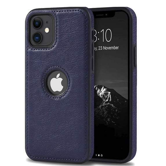 For Apple iPhone 11 (6.1'') Case Luxury Leather Business Vintage Elegant Slim Non-Slip Soft Grip Shockproof Protective Cover