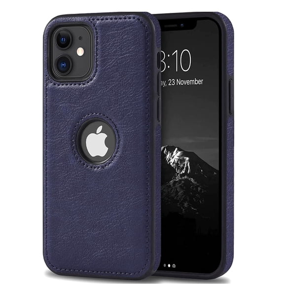 For Apple iPhone 11 (6.1'') Case Luxury Leather Business Vintage Elegant Slim Non-Slip Soft Grip Shockproof Protective Cover