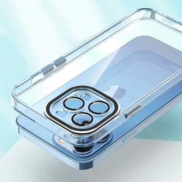 For Apple iPhone 11 (XI6.1) Transparent Clear Hybrid with Matching Metal Buttons and Camera Protection - Black