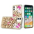 thumbnail image 1 of For Apple iPhone 11 Full Diamond Bling Case with Ornaments Hard Case Cover, 1 of 3
