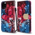thumbnail image 1 of For Apple iPhone 11 PRO (XI 5.8) Bling Flip Credit Card Design Wallet - Butterfly Bliss, 1 of 5