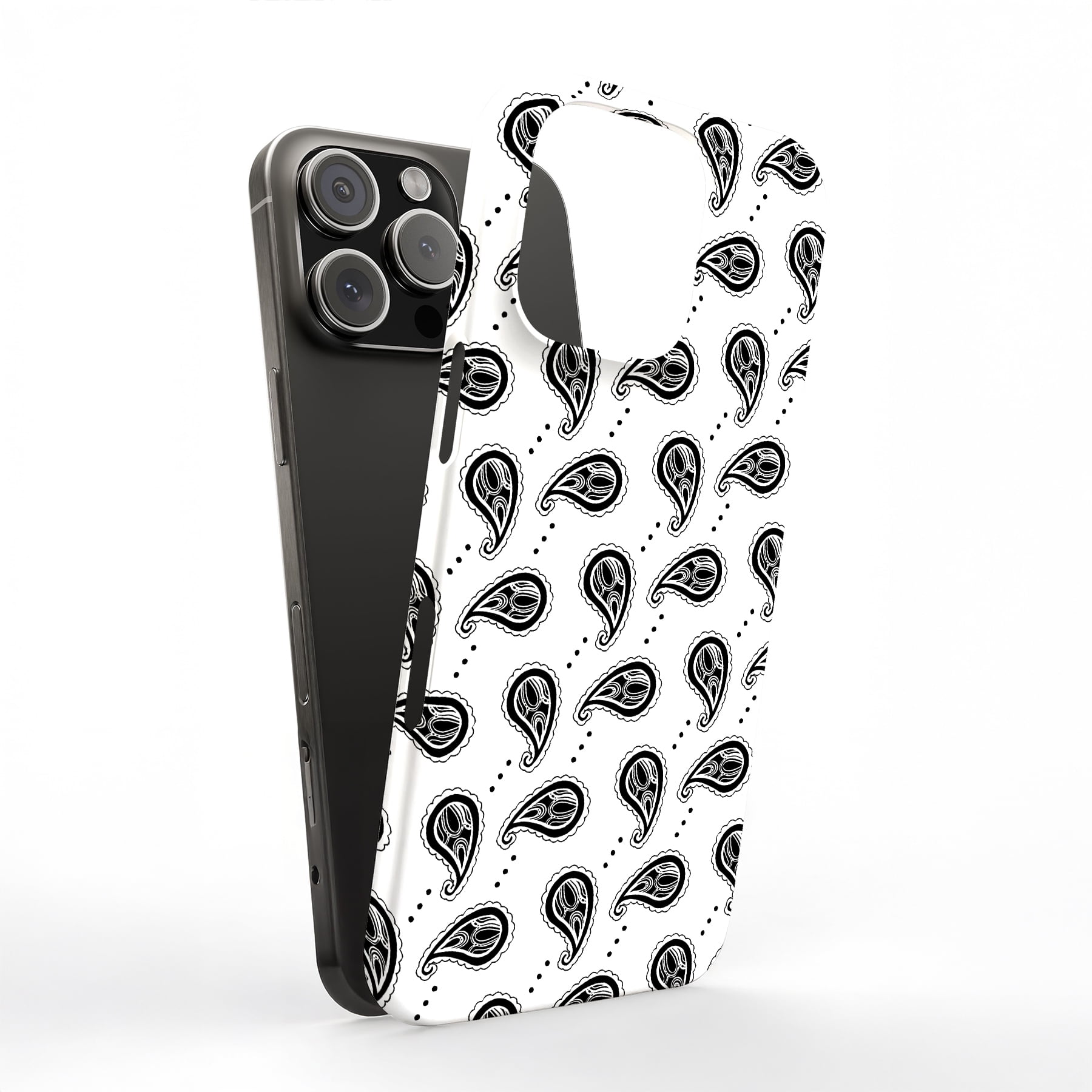 For Apple iPhone 11 Pro, Hard Shell Case, Black Bandana 3 Print, USA ...