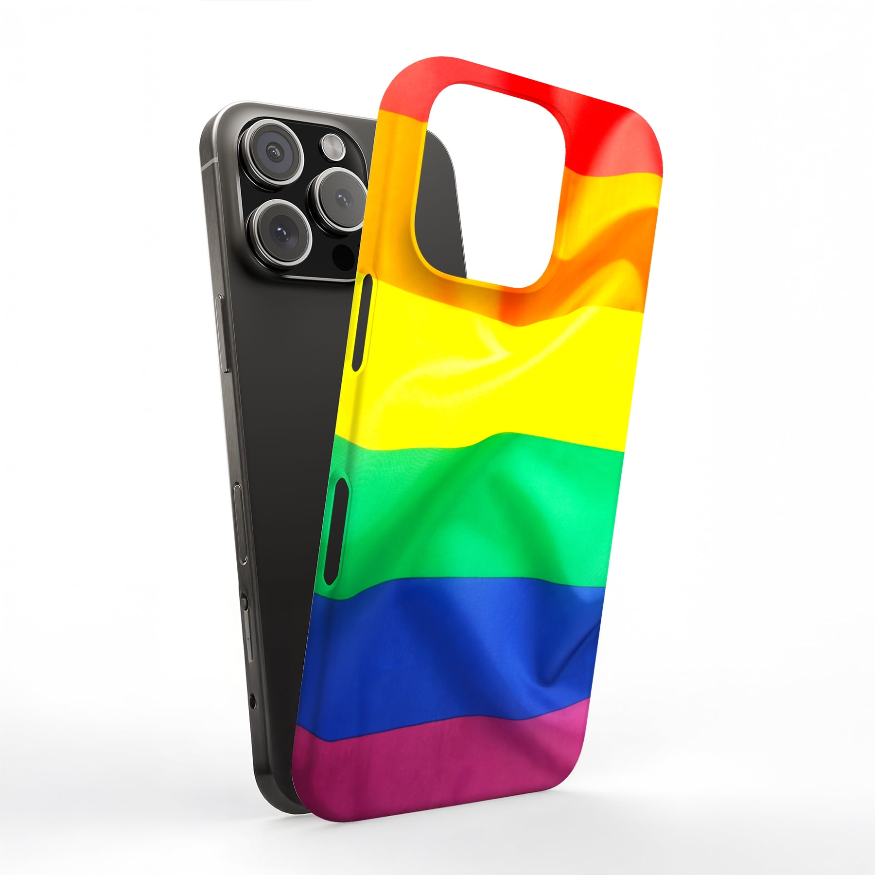For Apple iPhone 11 Pro, Hard Shell Case, Rainbow LGBTQ Print, USA - Walmart.com