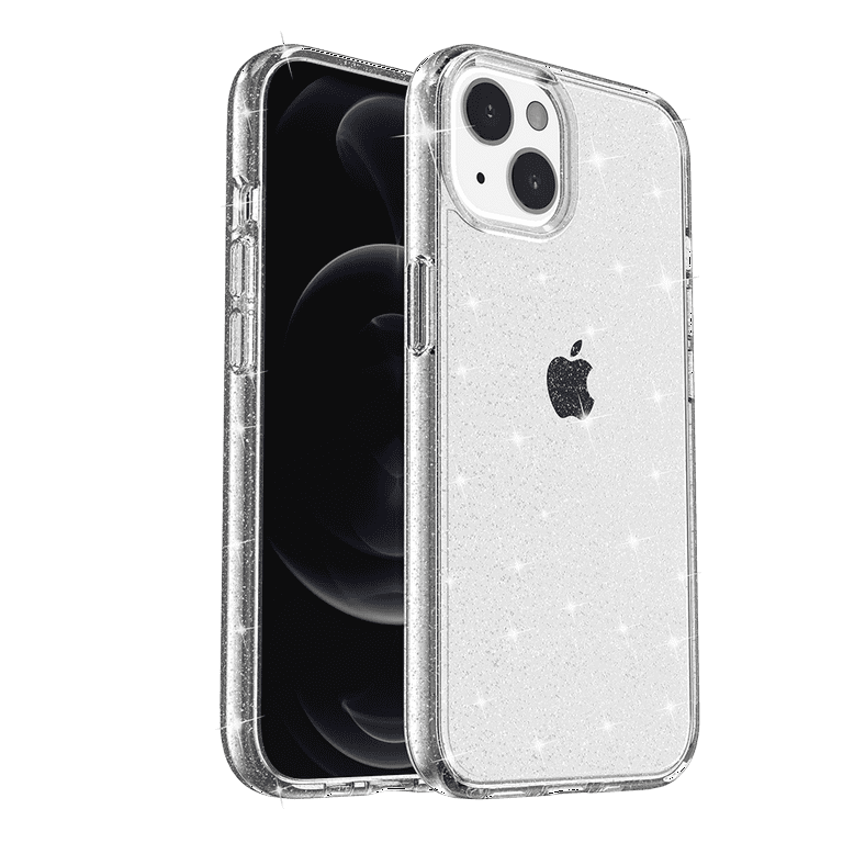 For Apple iPhone 11 Pro Max Transparent Glitter Shiny