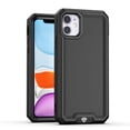 thumbnail image 1 of For Apple iPhone 12 /12 Pro Premium Fused Hybrid Tough Strong Hard PC TPU Rubber Shockproof Drop Protection Impact Cover ,Xpm Phone Case [ Black ], 1 of 8