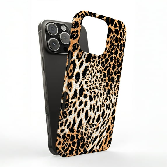 For Apple iPhone 12, Hard Shell Case, Leopard Pattern Print, USA ...