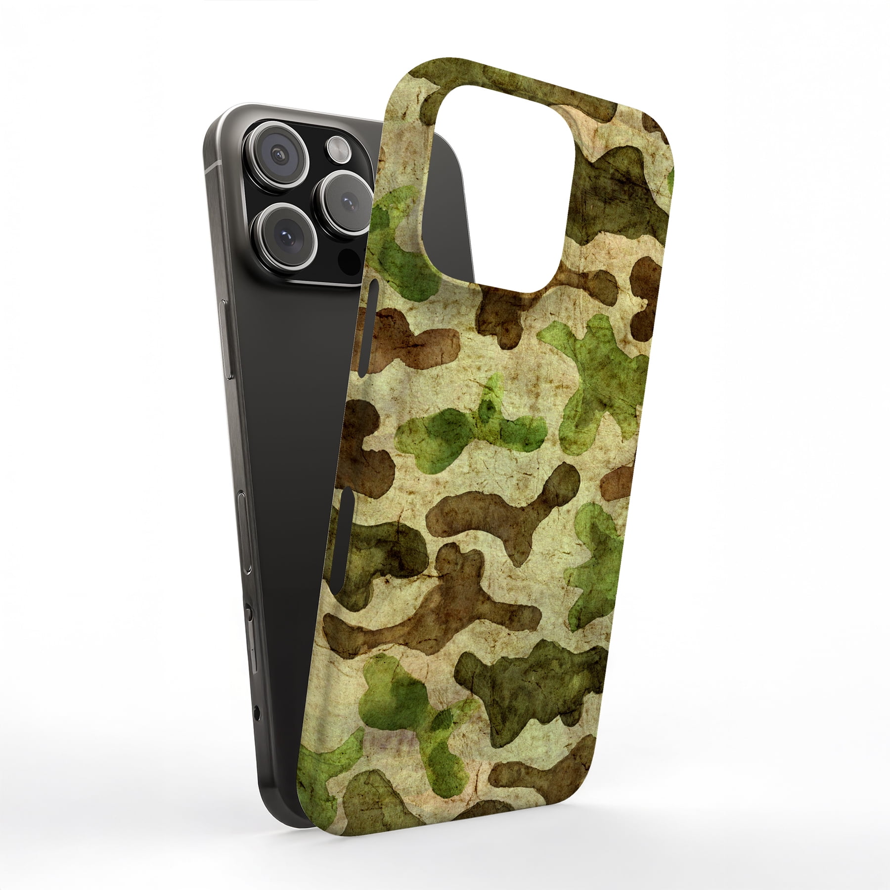 For Apple iPhone 12 Mini, Hard Shell Case, Camouflage Print, Styles to ...